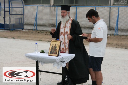 Αγιασμός στην ομάδα των Μετεώρων