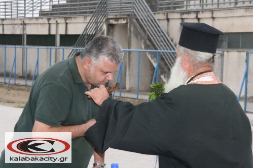 Αγιασμός στην ομάδα των Μετεώρων