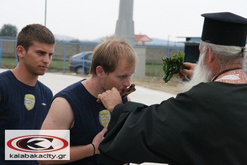 Αγιασμός στην ομάδα των Μετεώρων