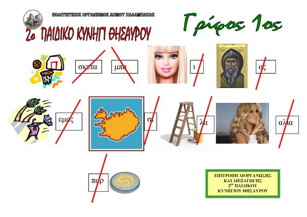 4ο Κυνήγι θησαυρού - Γρίφοι