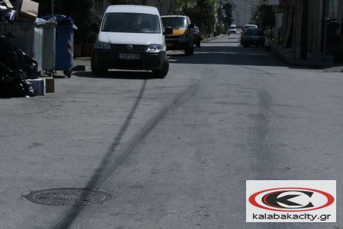 Καλαμπάκα - Ανάσταση με Burnout στις 05:00 το πρωί