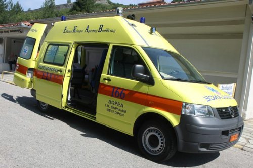 Εγκαίνια για το νεό ασθενοφόρο του Κ.Υ. Καλαμπάκας