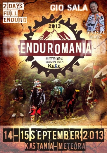 AFISA ENDUROMANIA 2013