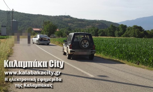 Μύκανη Καλαμπάκας - Σύγκρουση οχημάτων με υλικές ζημιές