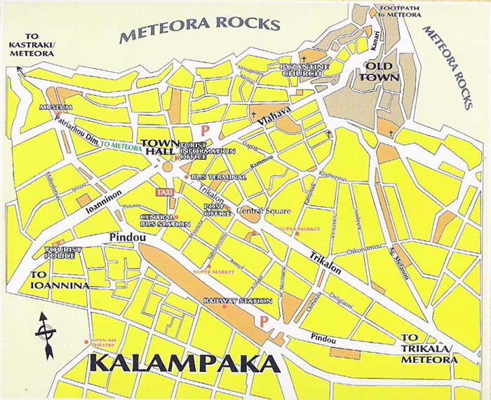 Χάρτης της Καλαμπάκας